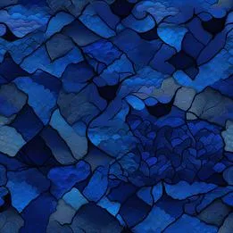 Silken Fabric Collage