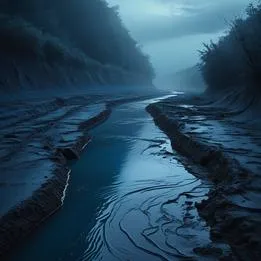 Silted River