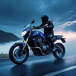 Speeding Motorcycle