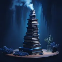 Stacked Books