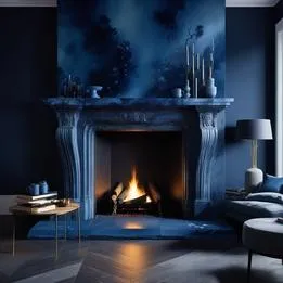 Stone Fireplace