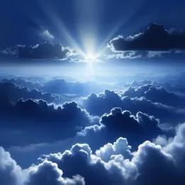 Sunbeam Through Clouds