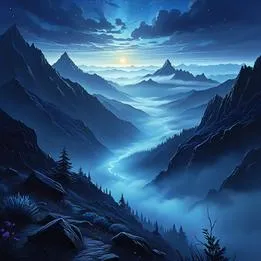 Sunrise Over Mountains