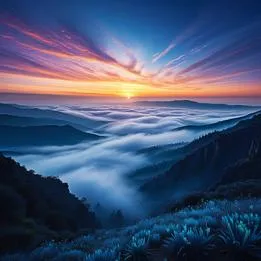 Sunrise Over Valley