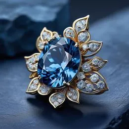 Topaz Brooch