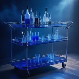 Translucent Bar Cart