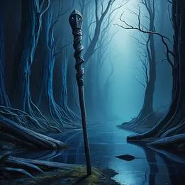 Warped Wooden Staff