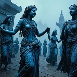 Weathered Statues