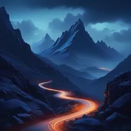 Winding Mountain Pass